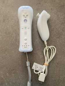 Wii motion plus remote and nunchuck