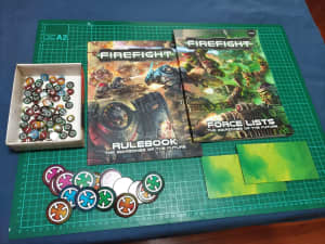 Firefight rulebook and counters
