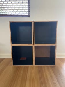Record vinyl storage boxes (4 available) 