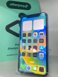 iPhone XR 128G Blue Great Working Condition No SIM Locked Fully Warran