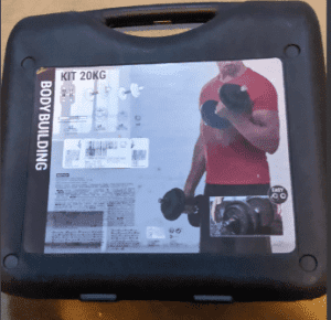 Body Building Dumbbell Kit 20kg (RRP 119$) selling for 60$