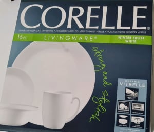 Corelle Dinner Set 16pc with Cups Brand new