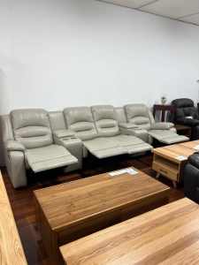 WAREHOUSE AUTUMN CLEARANCE SALE NICK 4 SEAT HOME THEATRE SOFA
