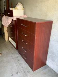 2 Matching Chests of Drawers - custom made