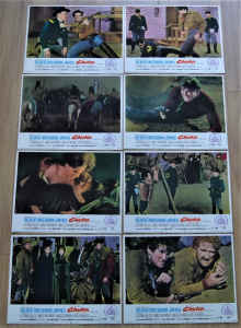 Complete Set Western Lobby Cards Chuka 1967 Rod Taylor Ernest Borgnine
