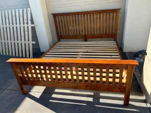 *Delivery available* King size wooden bed frame