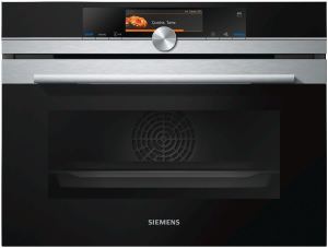 Siemens iQ700 CS658GRS1 Compact combination steam oven stainless steel