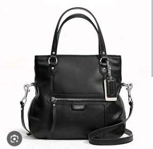 Stunning Coach Black Leather Bag