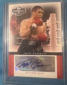 Topps co signer autographed card Jeff Fenech
