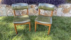 Two chairs for sale.
