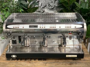 SAN MARINO LISA 2 GROUP BRASS STAINLESS ESPRESSO COFFEE MACHINE