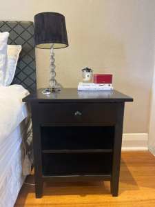 2x ART DECO STYLE BEDSIDE TABLES