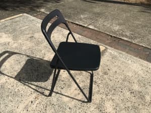 Foldable Black Chair.