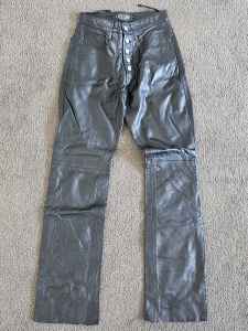 Atelier Leather Cow Hide Button up Pants Brand New Sz 28