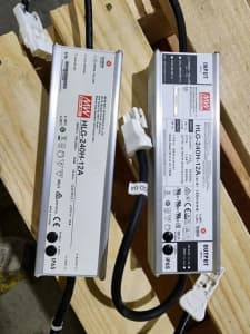 Used Mean well HLG-240H-12A Dimmable LED 12v Transformer / Driver