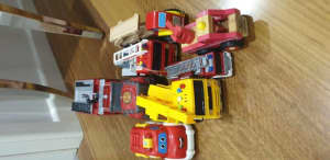 trucks, firen engine toys