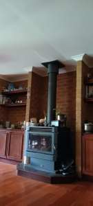 Wood Fire Heater - Large Area Coverage