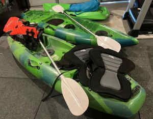 3 Kayaks - 1 Junior, 2 Adults with accessories - Over $1000 RRP