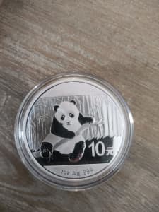Chinese Panda .9999 Silver coins