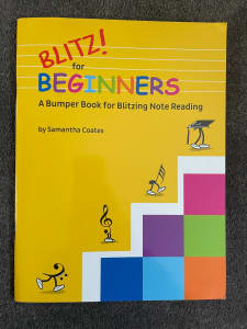 Blitz for Beginners Music Note Reading Bumper Book 1 Samantha Coates