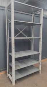 Garage Shed Factory Grey Metal Shelving Shelves 2260H x 1110L x 500D