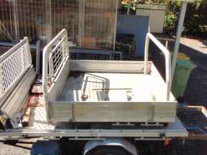 Dual cab alloy ute tray highly optioned multi fit.