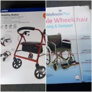 Mobility bundle - Walker & Wheelchair