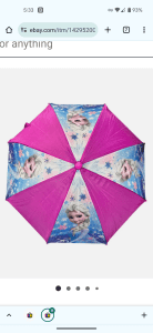 Elsa and Anna umbrella