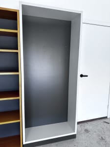 White Storage Shelf without Dividers/Partitions
