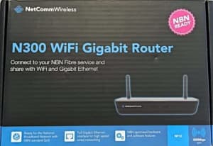 Modem Router Netcomm Wireless N300 Wifi Gigabit 