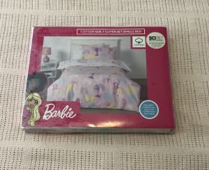 Single Barbie Quilt cover set ~Brand new~