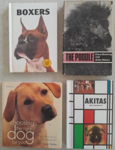 4 BOOKS ON DOGS - $7 for the lot