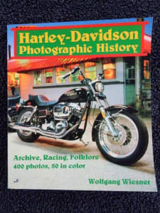 Harley-Davidson Photographic History by Wolfgang Wiesner, SC, 1989