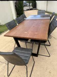 8 Seat Dining Table and chairs