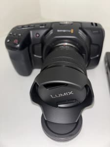 Blackmagic 4K Camera PLUS Lens and Batteries