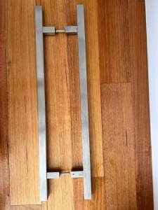 Front Door Handle - Good Condition - Steel Finish