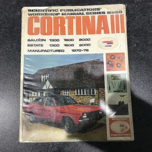 Ford Cortina 70-76 Workshop Maunal SP. Can Post