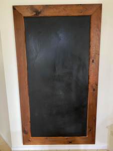Large Blackboard - Timber Framed with Wall Mounts