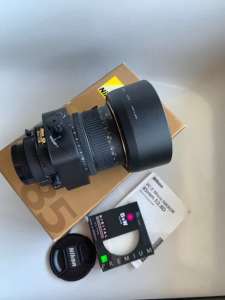 Nikkor PC-E Micro 85mm f/2.8D Manual Focus lens