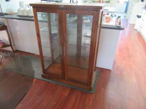 Solid Timber Display Cabinet