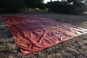 LARGE Red Tarp 32 x 19ft FREE Delivery PERTH Truck Car Shade etc $595