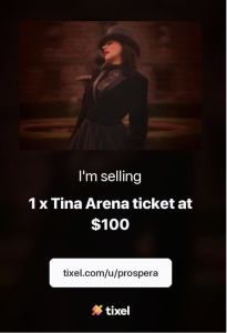 Tina Arena Ticket for 27.04.2024 Melbourne