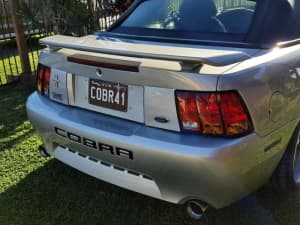 2002 Ford Mustang convertible Silver