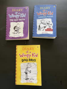 Diary Of A Wimpy Kid Book Series 3 Pack MUST BUY