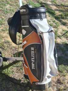 Golf bags and golf cart