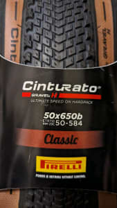 Pirelli Cinturato H Gravel Tyres 650B x 50mm NIB qty x2 