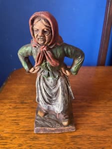 Perkeo Holland Old Woman Figurine 19cm