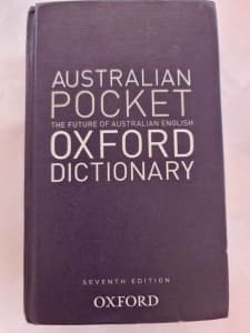 Australian Pocket Oxford Dictionary Seventh 7th Edition