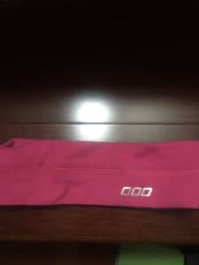 Lorna Jane sweat pink head band for make up and exercise work out