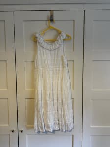 Country Road white dress - girls size 10